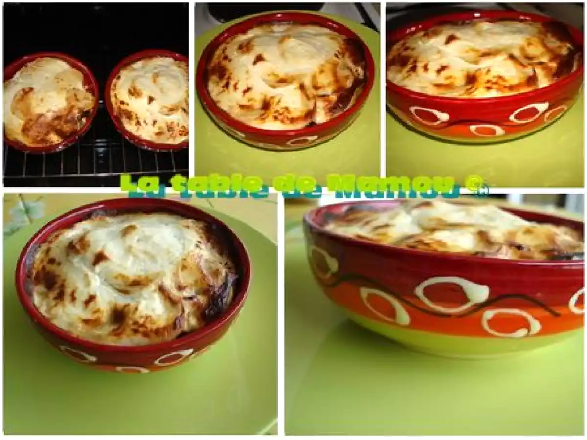 Gratin de pommes de terre et truite fumée