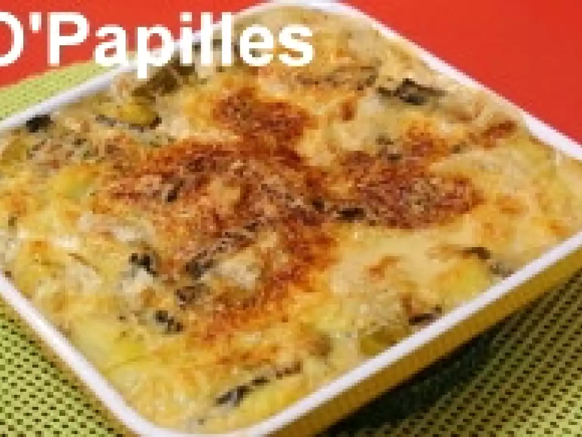 Gratin de pommes de terre rouges et poireaux - photo 2