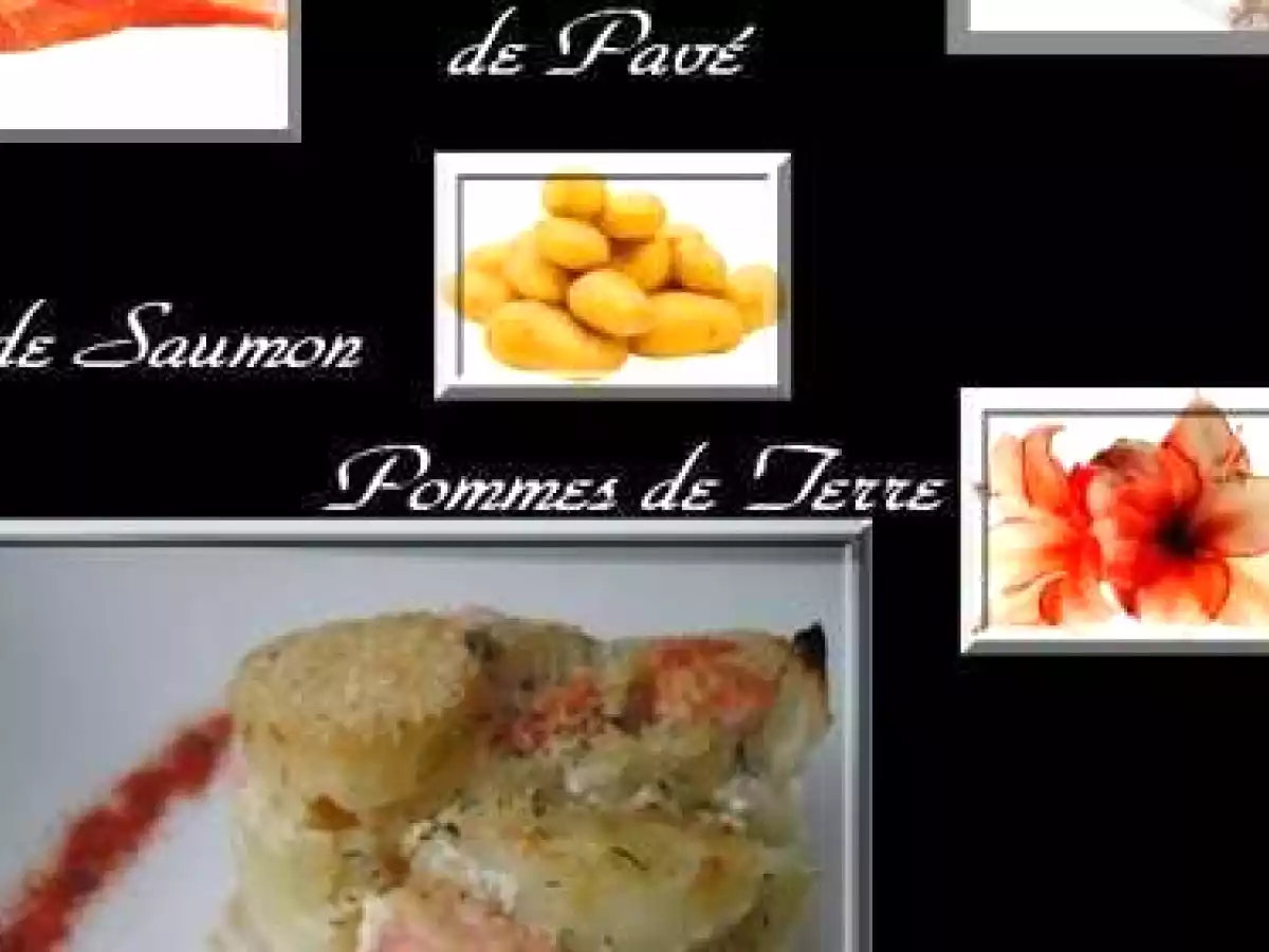 Gratin de pommes de terre & saumon