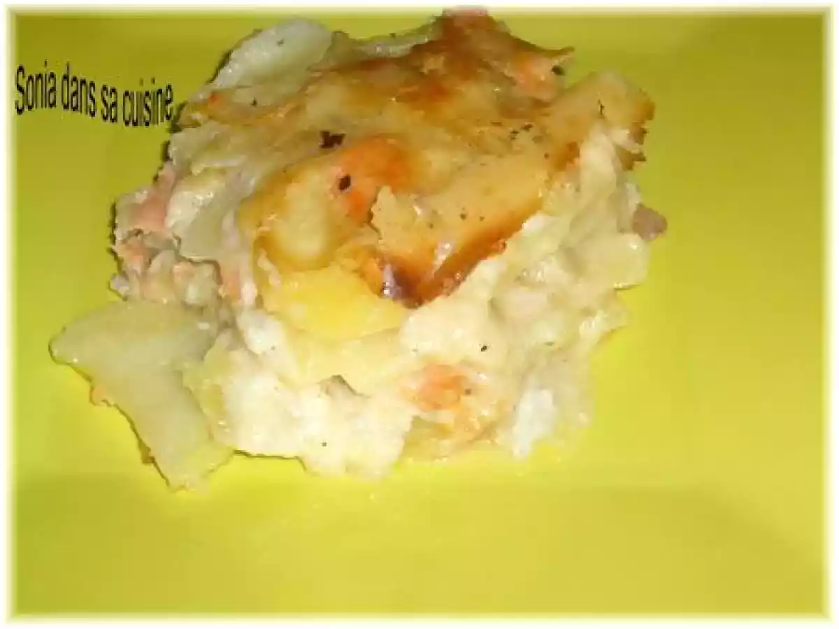 GRATIN DE POMMES DE TERRE SAUMON FUME