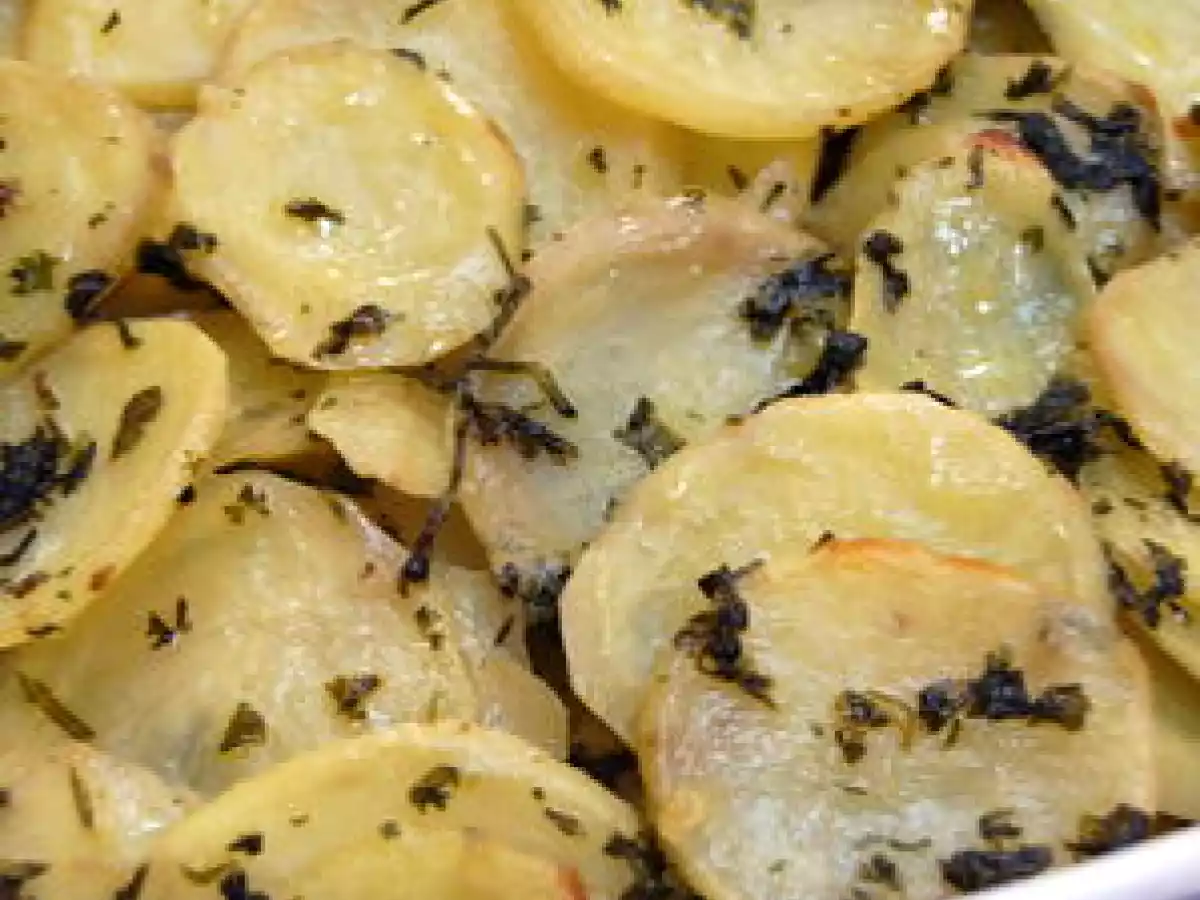 Gratin de pommes de terre thym & coriandre