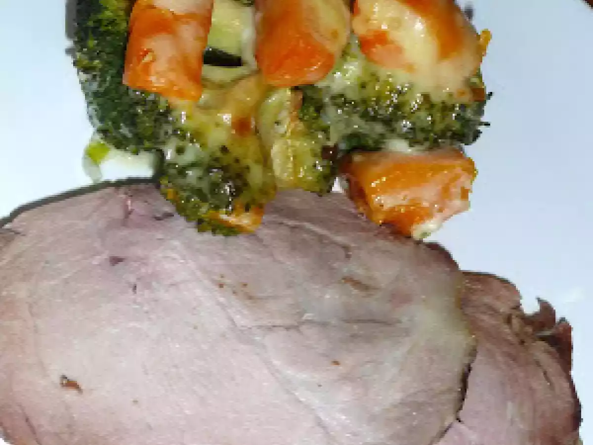 Gratin de potimarron et brocoli à la raclette - photo 2