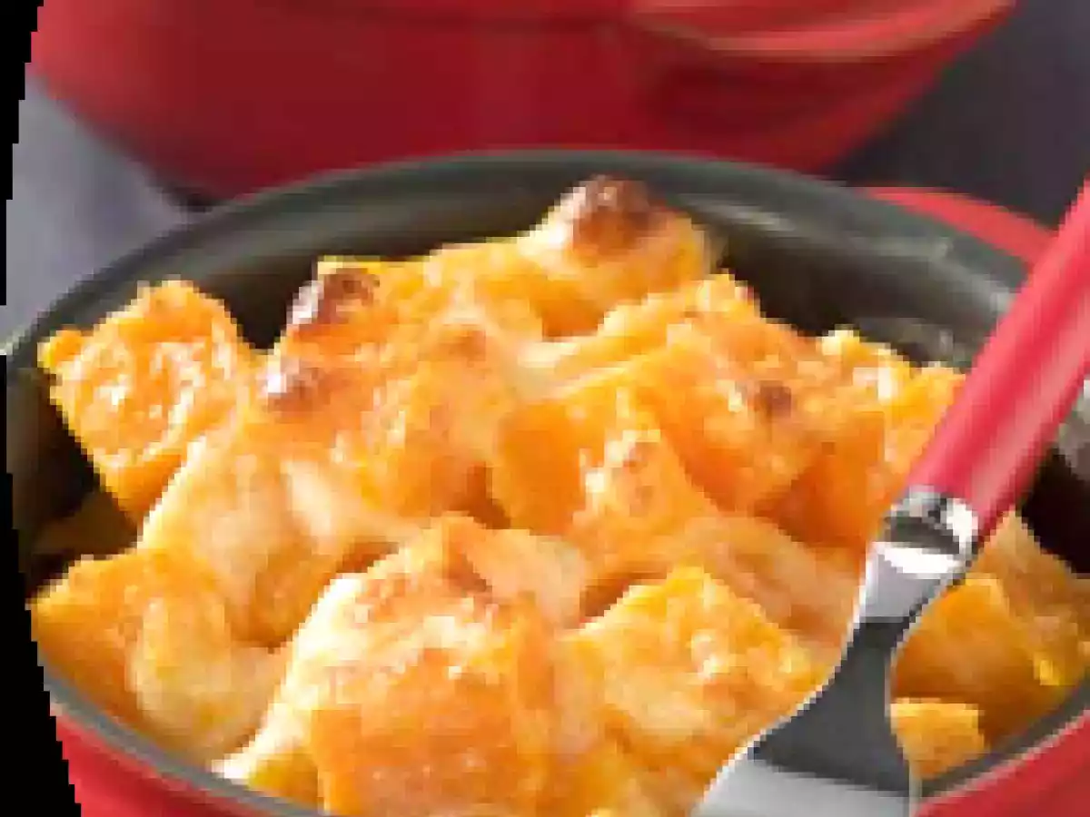 Gratin de potiron à la canelle et sésame