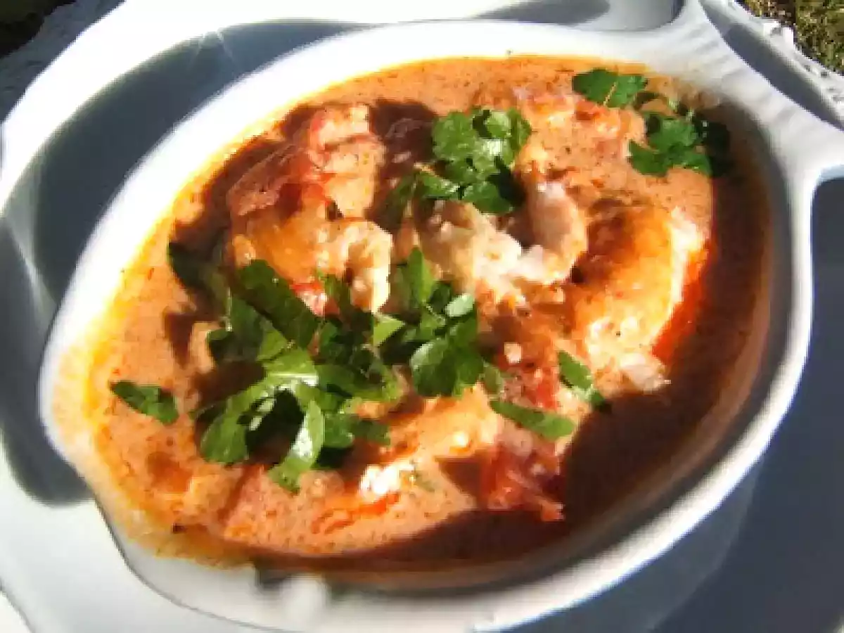 Gratin de queues de langoutines du Guilvinec au Bourbon