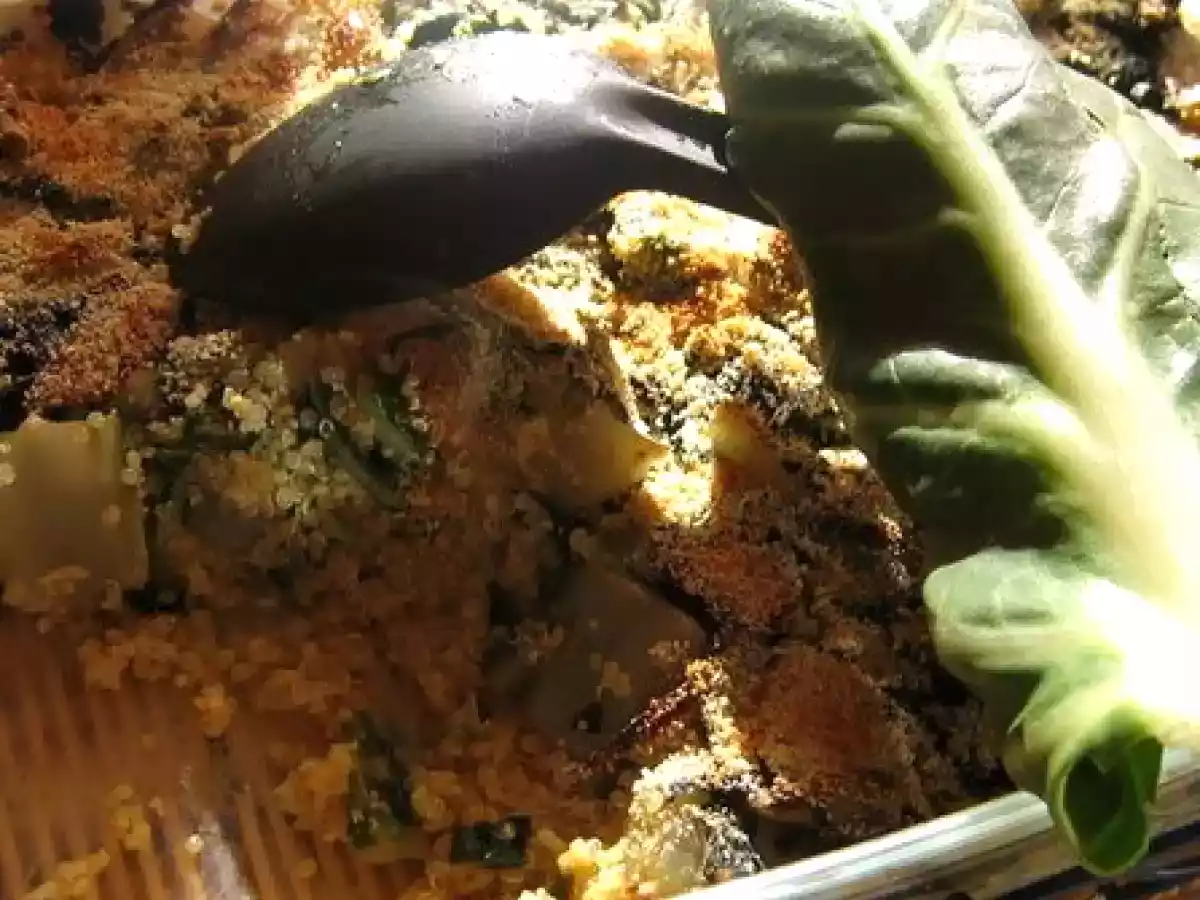 Gratin de quinoa aux blettes de Cyril