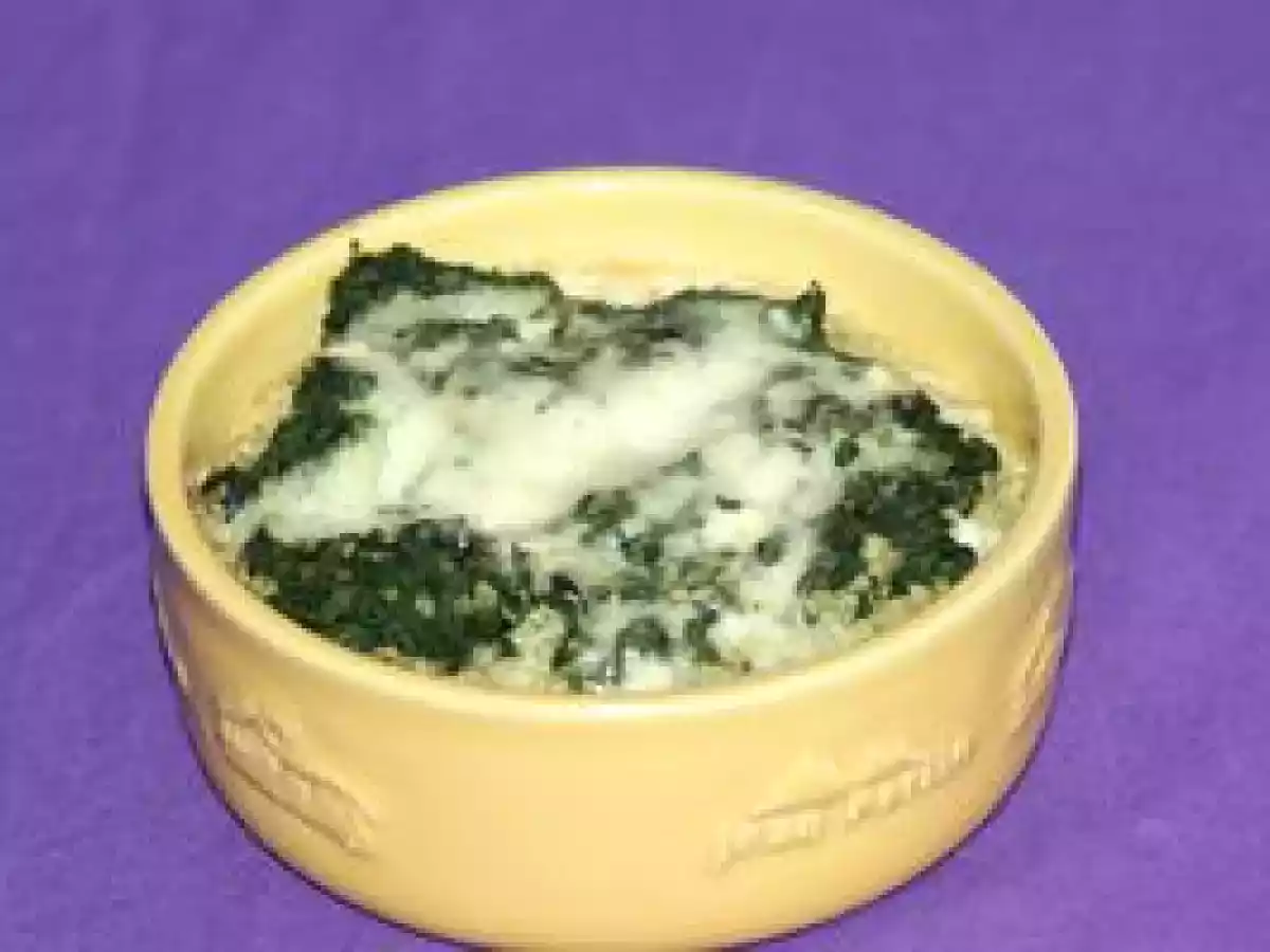 Gratin de quinoa aux épinards et à la féta