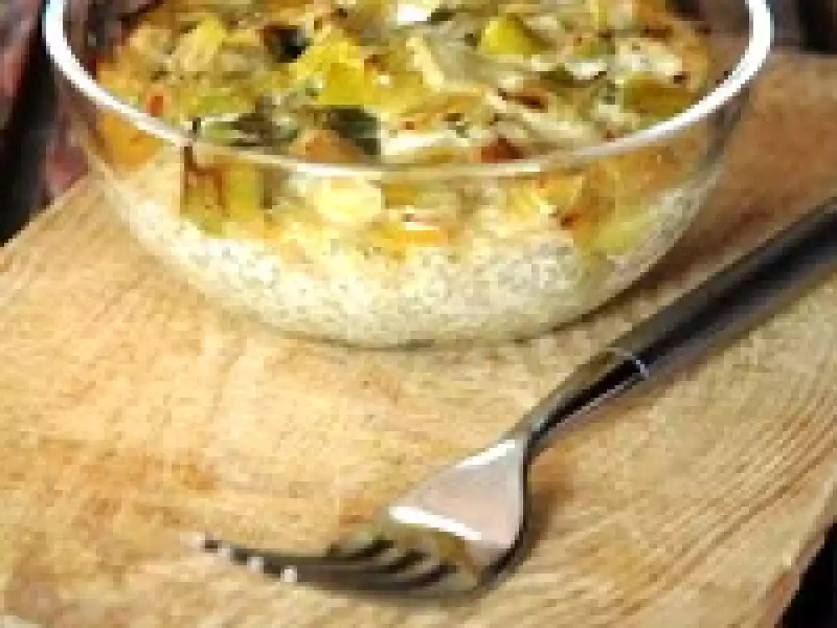 Gratin de quinoa muscadé aux poireaux, sans blé, sans lait - photo 2