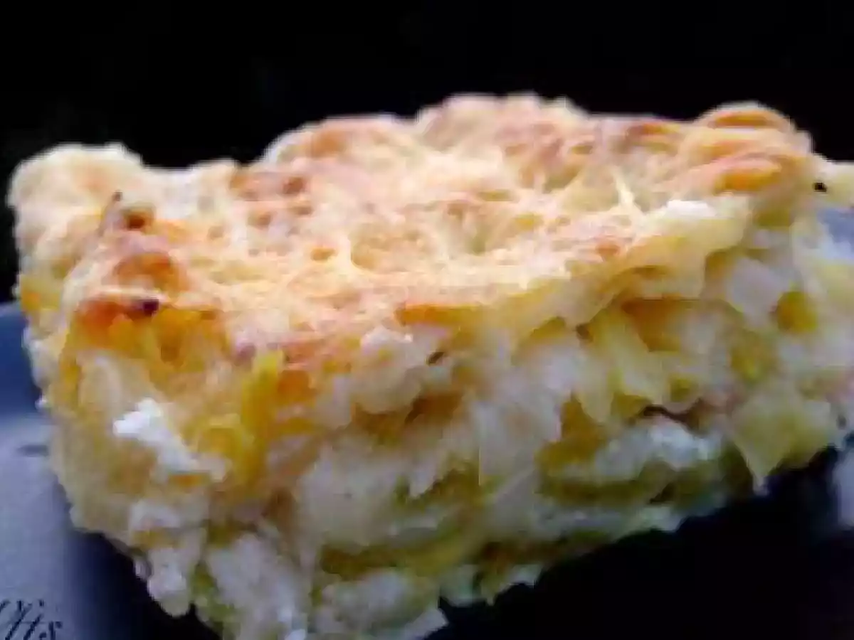 Gratin de ravioles aux poireaux et bacon - photo 2