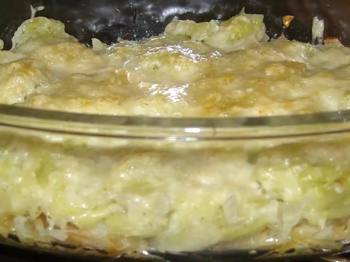 Gratin de Ravioles du Dauphiné sur Lit d'Oignons Caramélisés