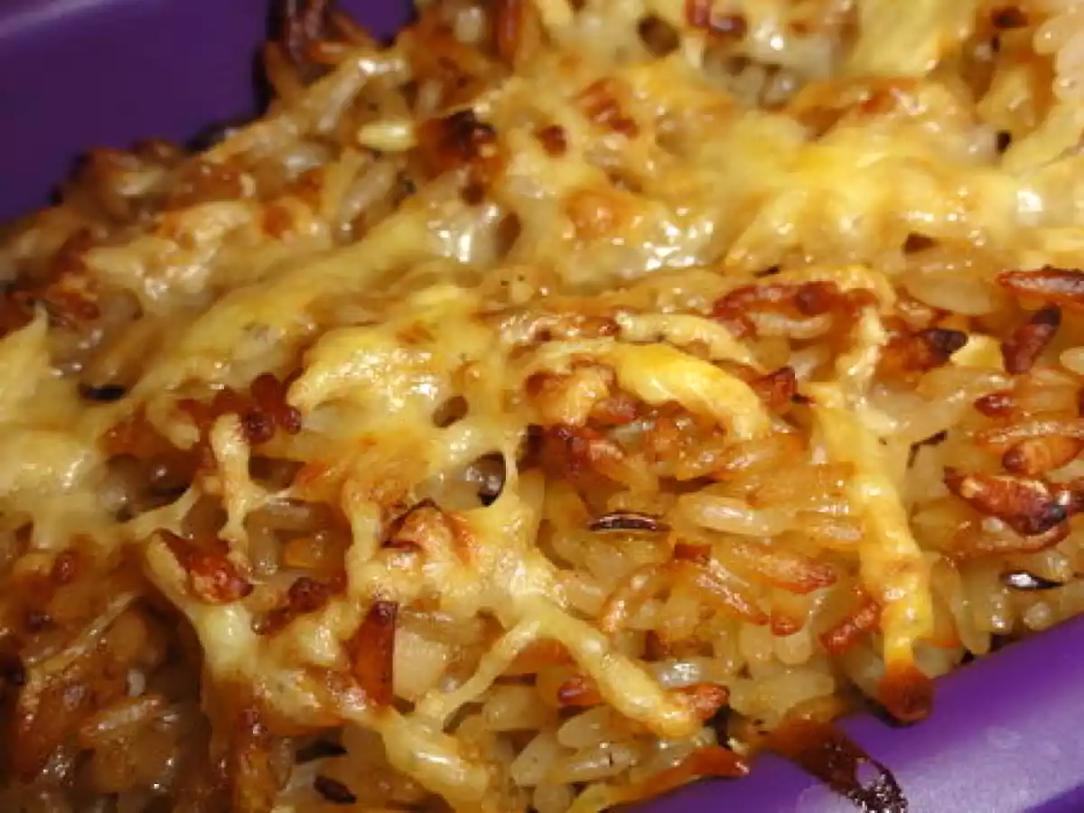 Gratin de Riz aux épices