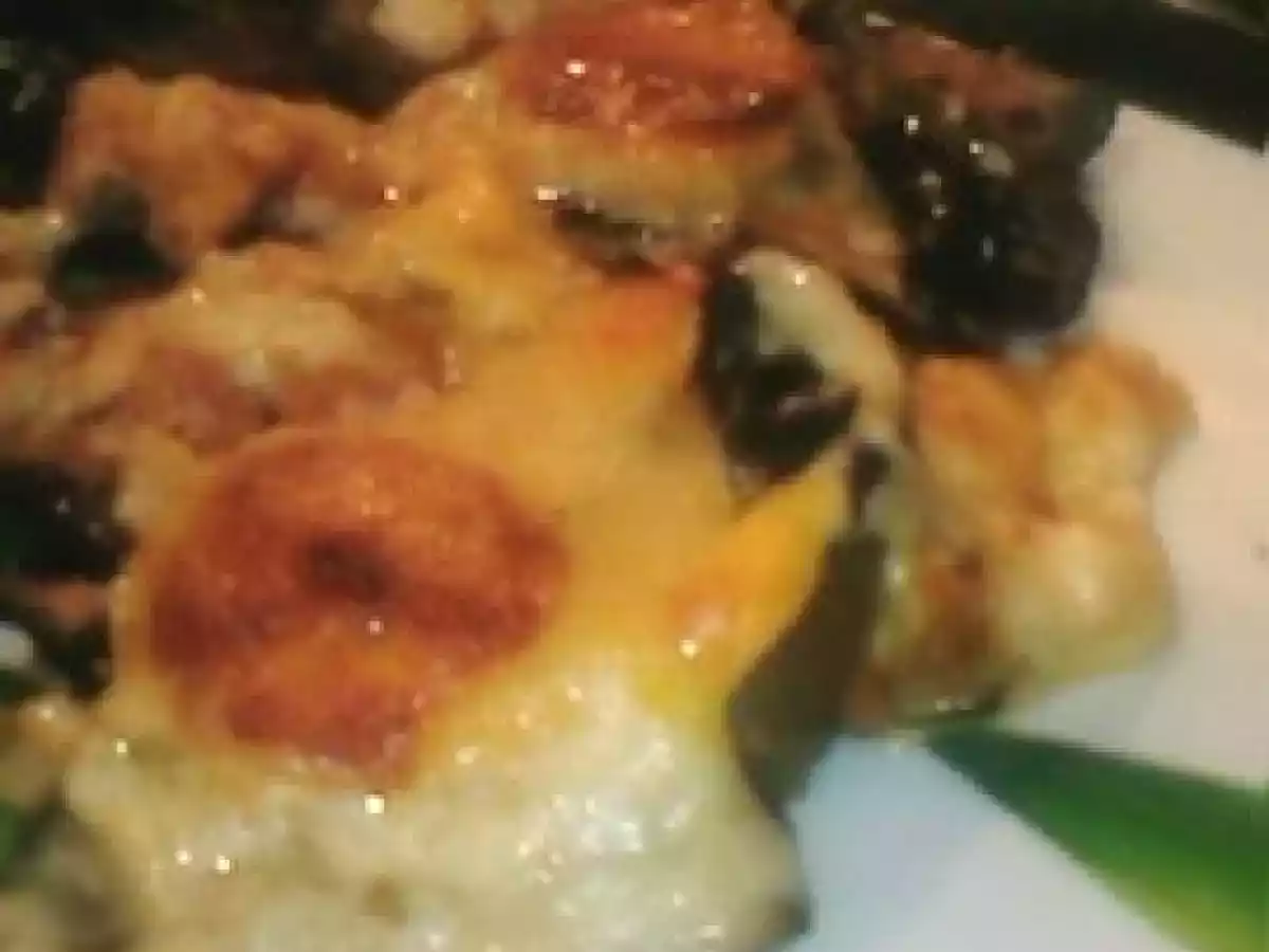 Gratin de roulés d'aubergines farcies