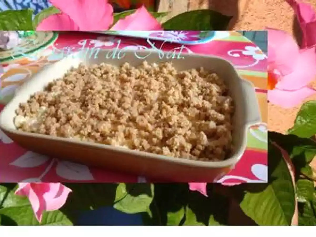 Gratin de saumon au parmesan et son crumble - photo 2