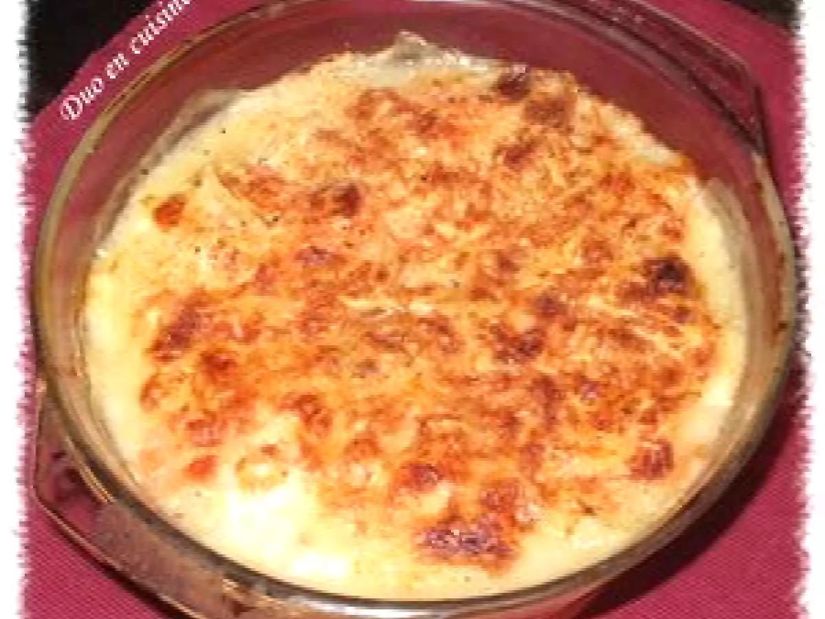 Gratin de saumon aux petits légumes