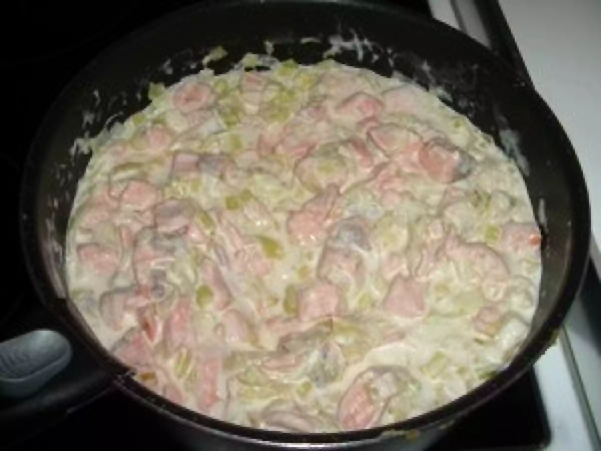 Gratin de saumon et poireaux - photo 2