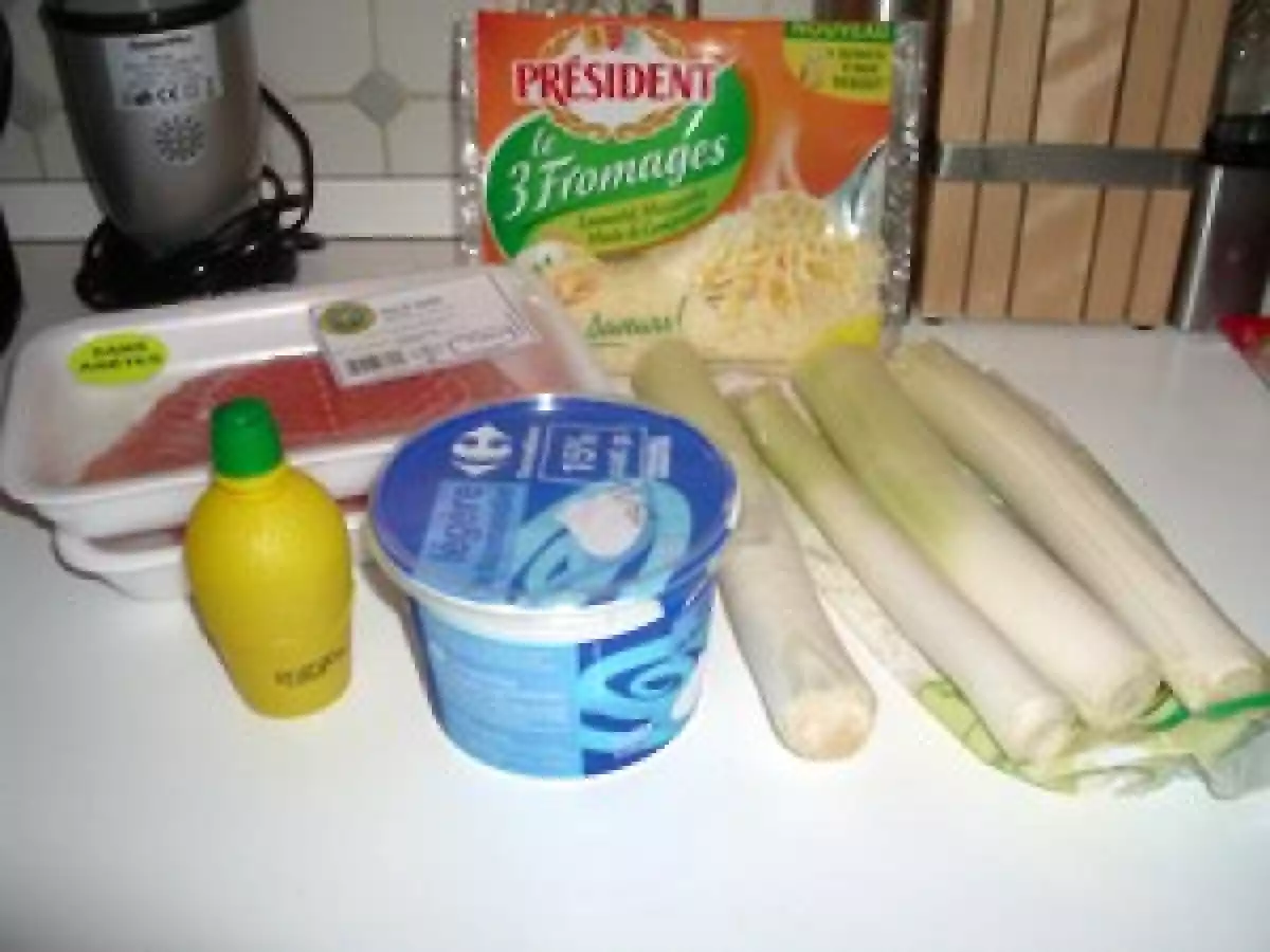 Gratin de saumon et poireaux - photo 6