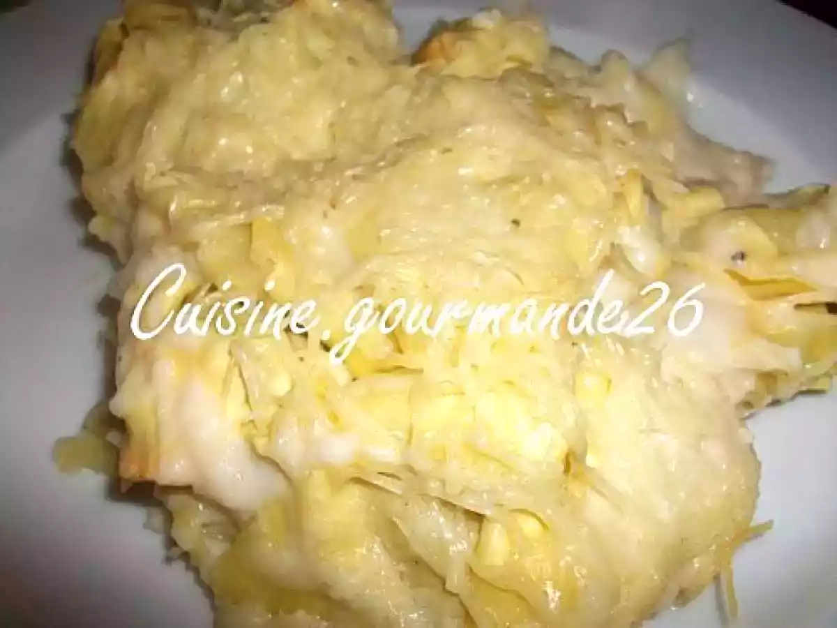 Gratin de tortellinis au gorgonzola et noix sauce au parmesan - photo 2