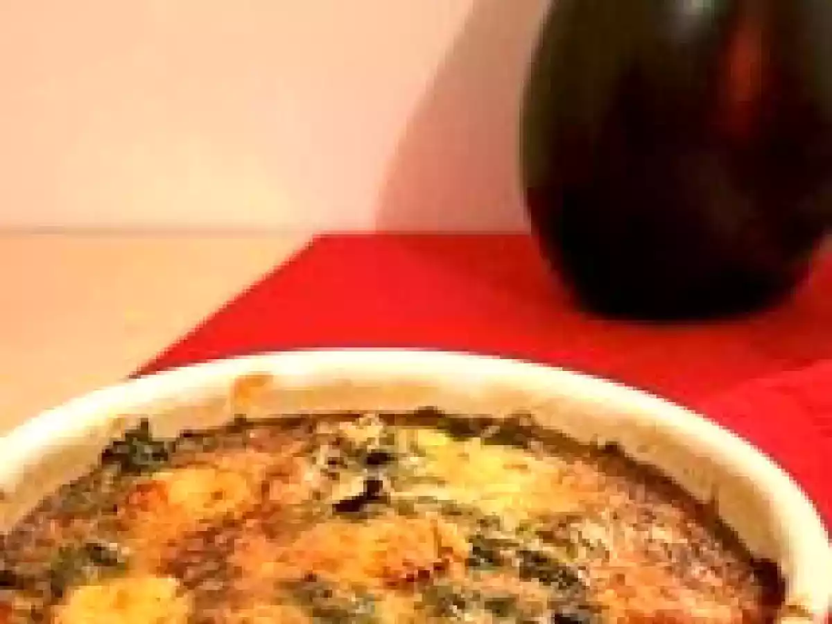 Gratin Épinards-Saumon-Chèvre