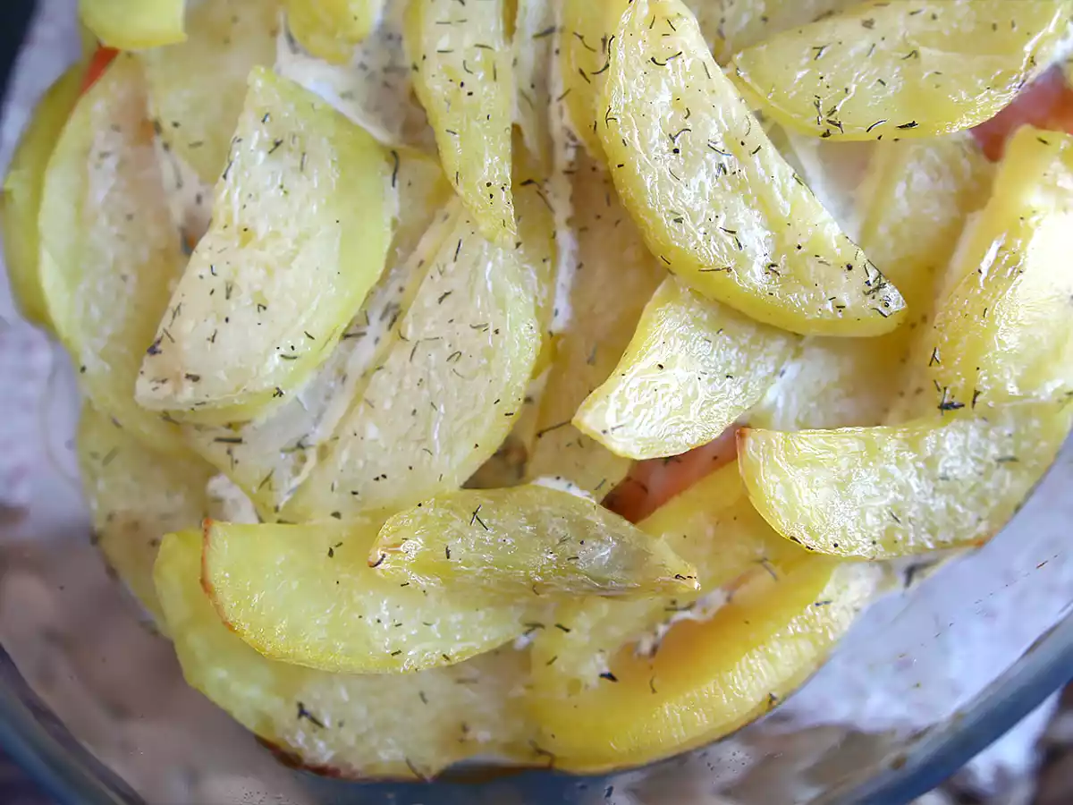 Gratin inratable aux pommes de terre et saumon fumé! - photo 2