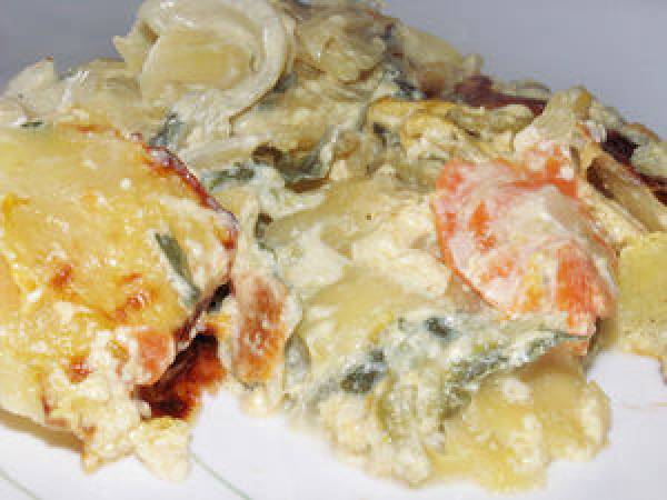 Gratin pommes de terre-poireaux-carottes - photo 2