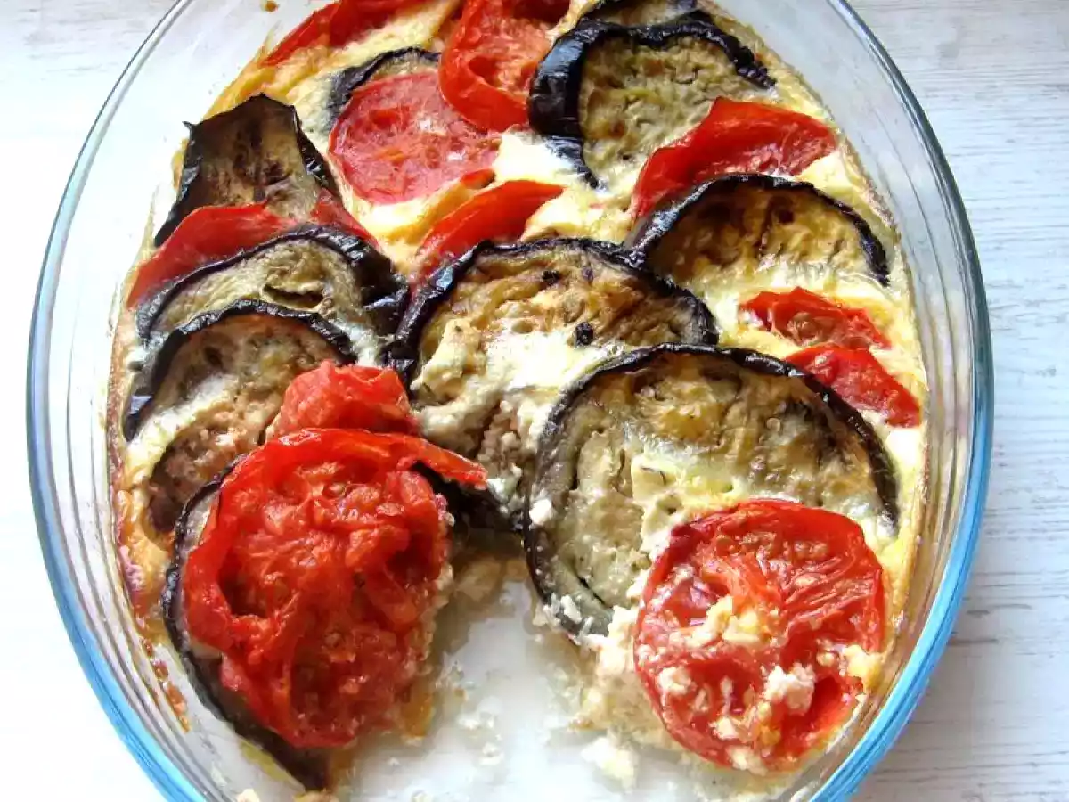 Gratin tomate et aubergine au parmesan et au comté - photo 2