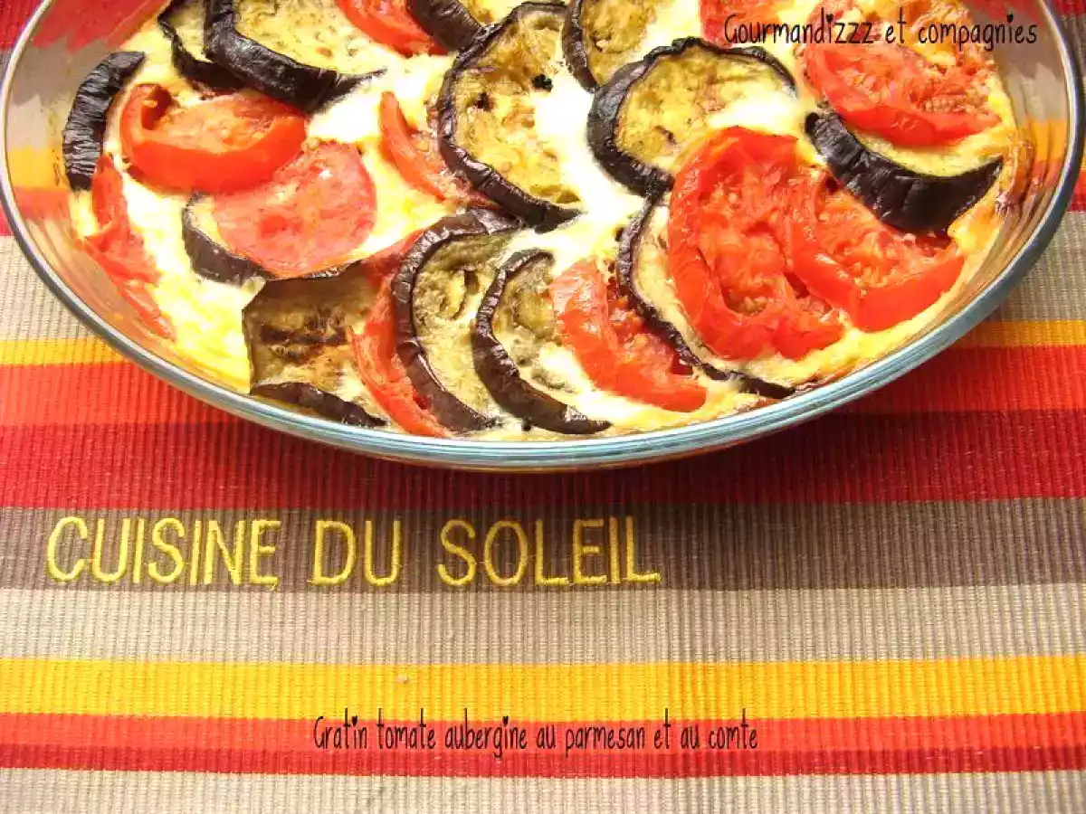 Gratin tomate et aubergine au parmesan et au comté - photo 3