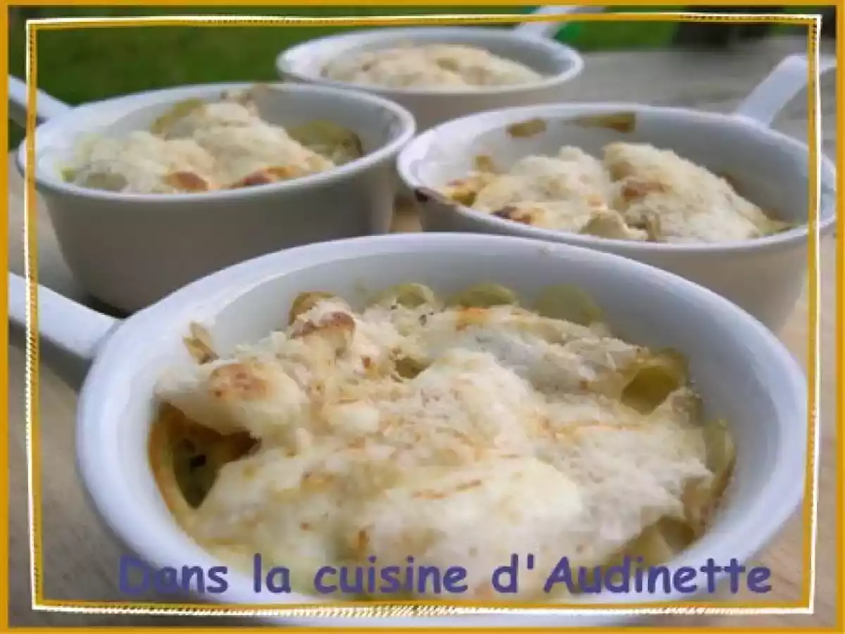 Gratiné de grenadiers sur lit de poireaux