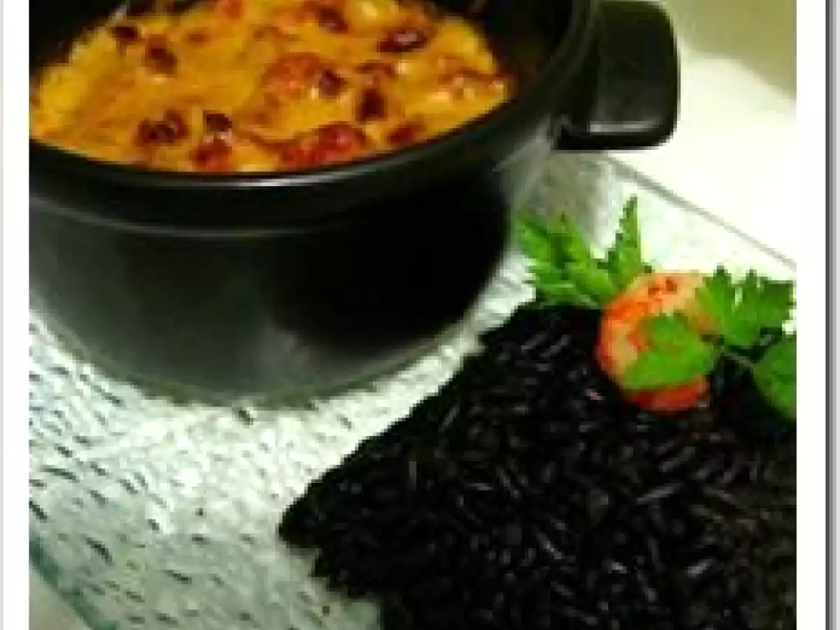 Gratinée de queues d' écrevisses et de pétoncles en petite cocotte... - photo 2