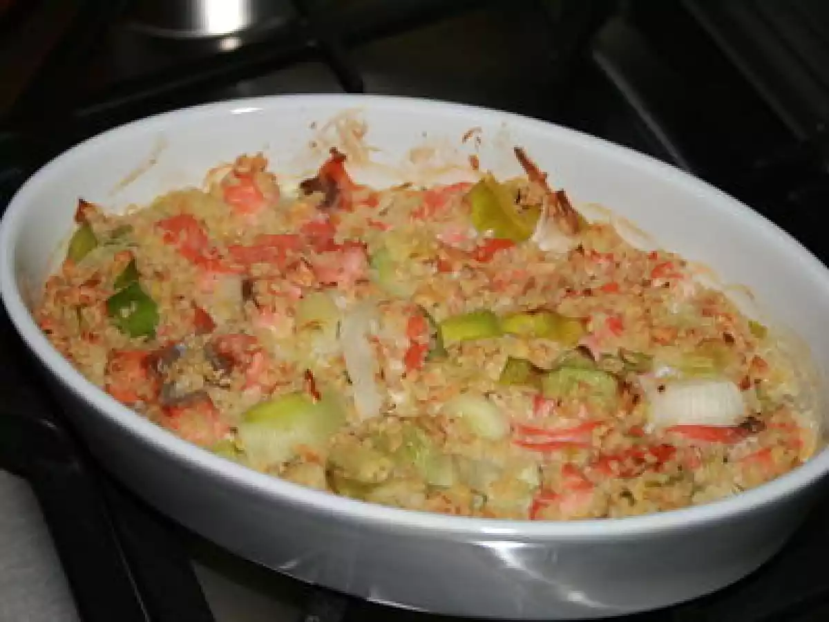 Gratins de céréales gourmandes aux deux saumons