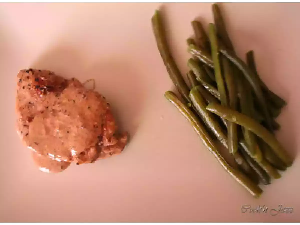 Grenadin de veau au cognac et au poivre
