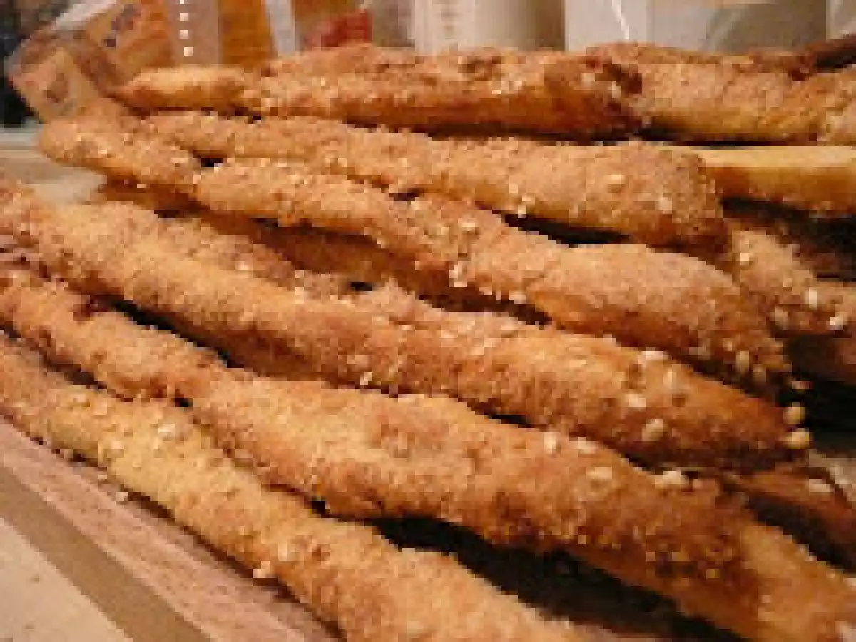 Gressin à la farine de blé complet et petit coeur