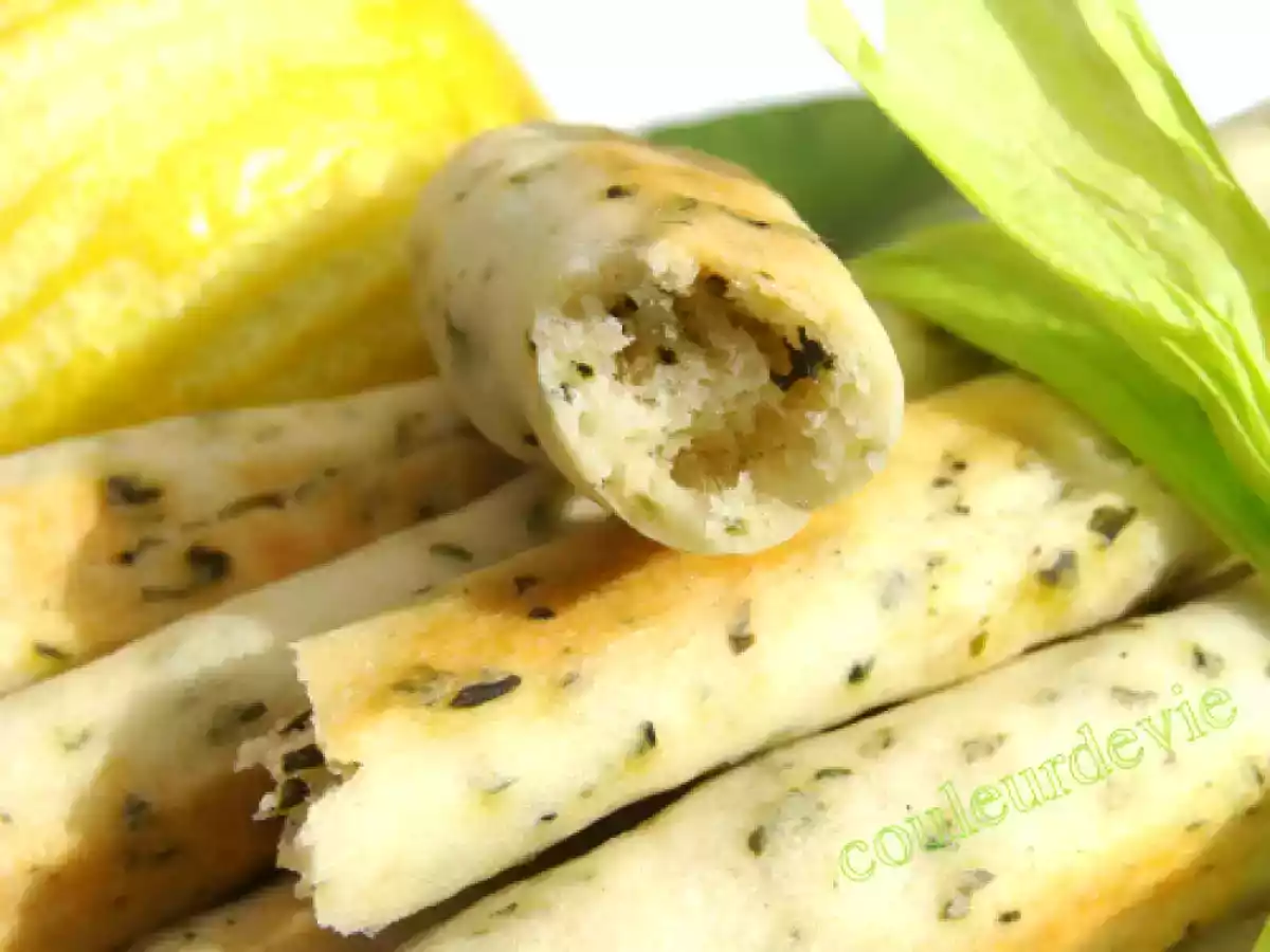 Gressins express parmesan, citron et basilic - photo 2