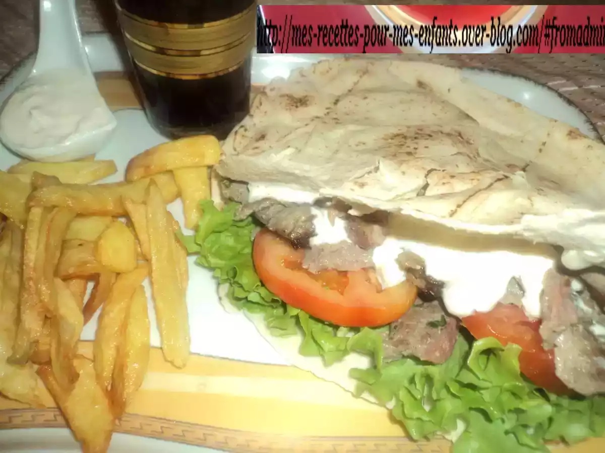 Grillade à la broche de faux filet (döner kebab, chawarma) - photo 2