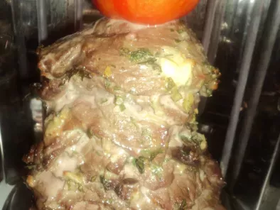 Grillade à la broche de faux filet (döner kebab, chawarma)