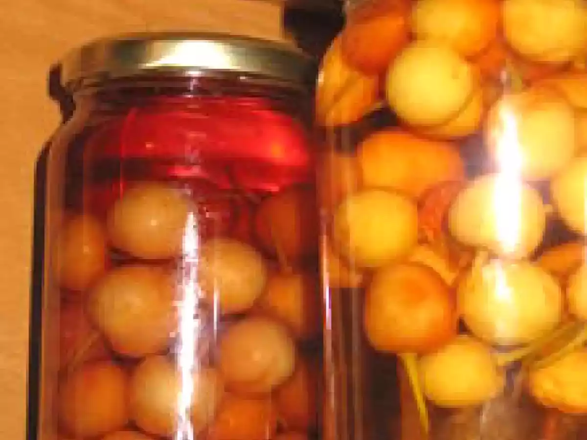 Griottes à l'eau de vie