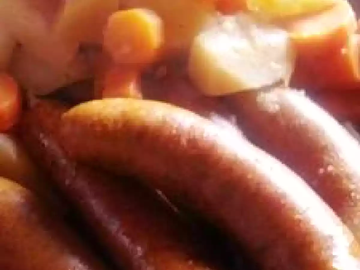 Grosses saucisses au chou-rave