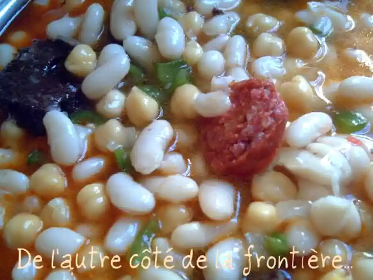 GUISO DE HARICOTS BLANCS ET POIS CHICHES