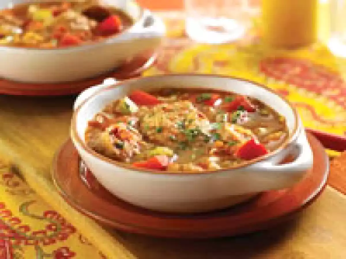 Gumbo au poulet et à l'andouille