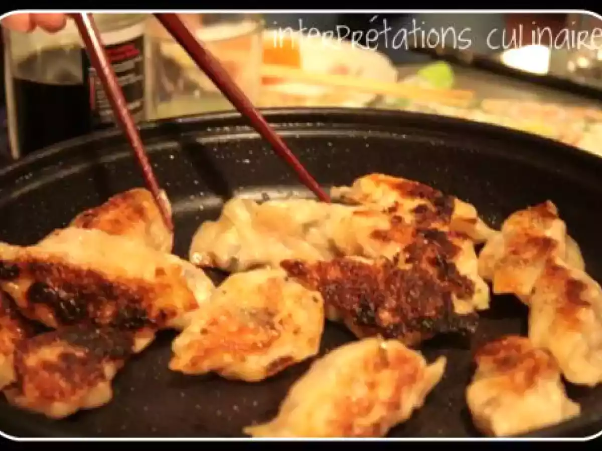 Gyozas végétariens : gyozas au tofu