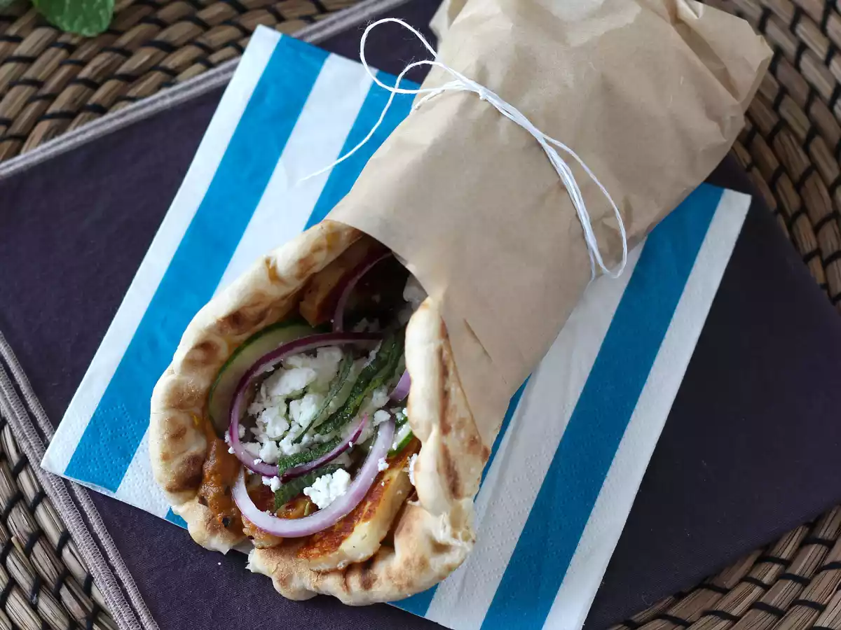 Gyros au halloumi, le sandwich grec en version végétarienne! - photo 4
