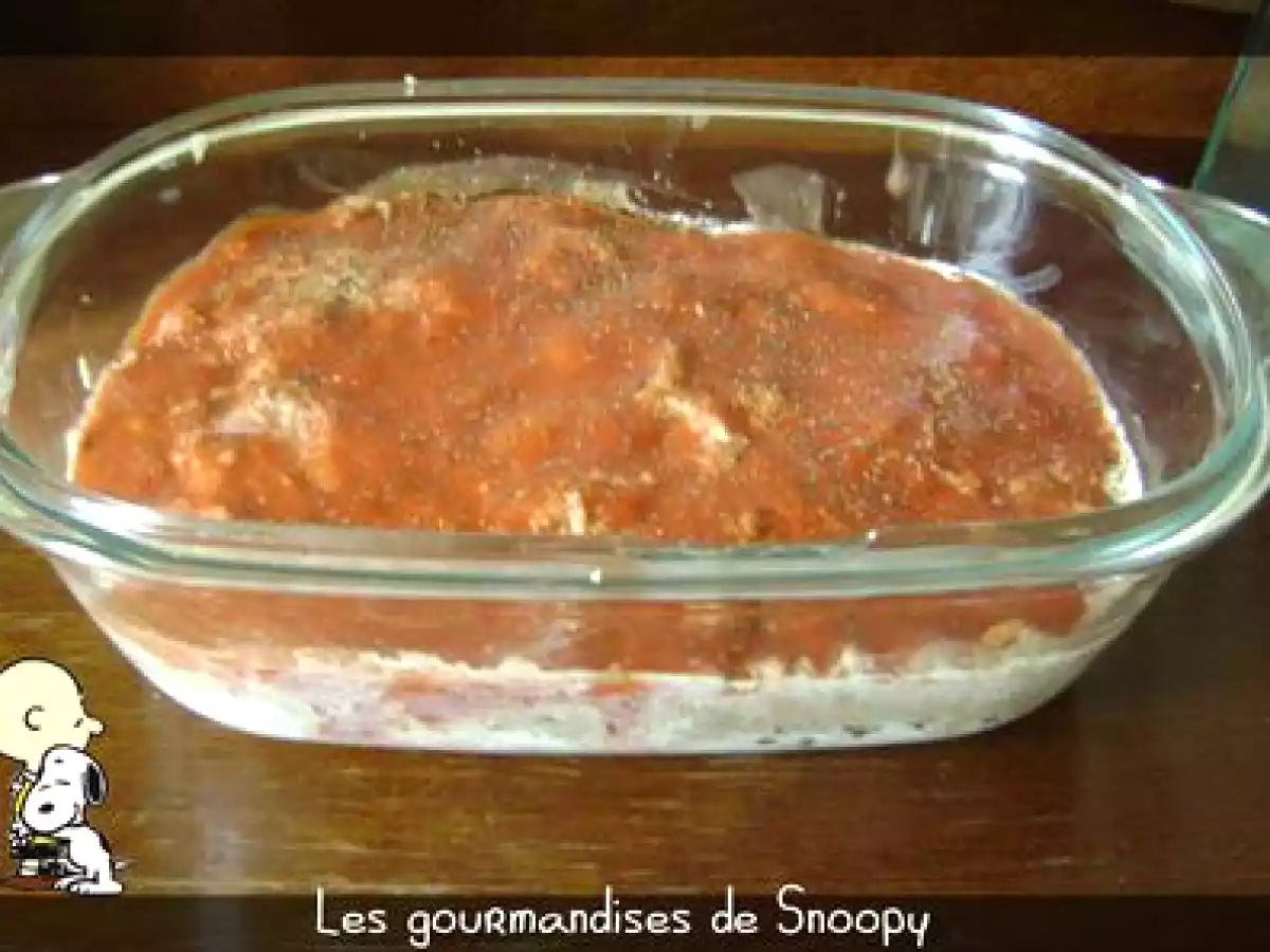 Hachi gratiné au chou fleur à la tomate et au basilic - photo 2