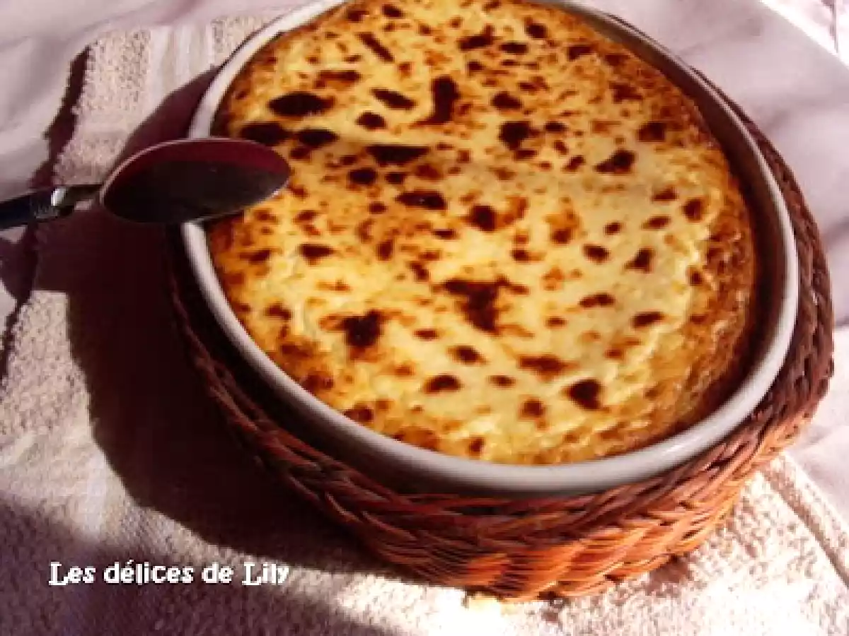 Hachis parmentier au canard et aux noisettes, creme au parmesan - photo 3