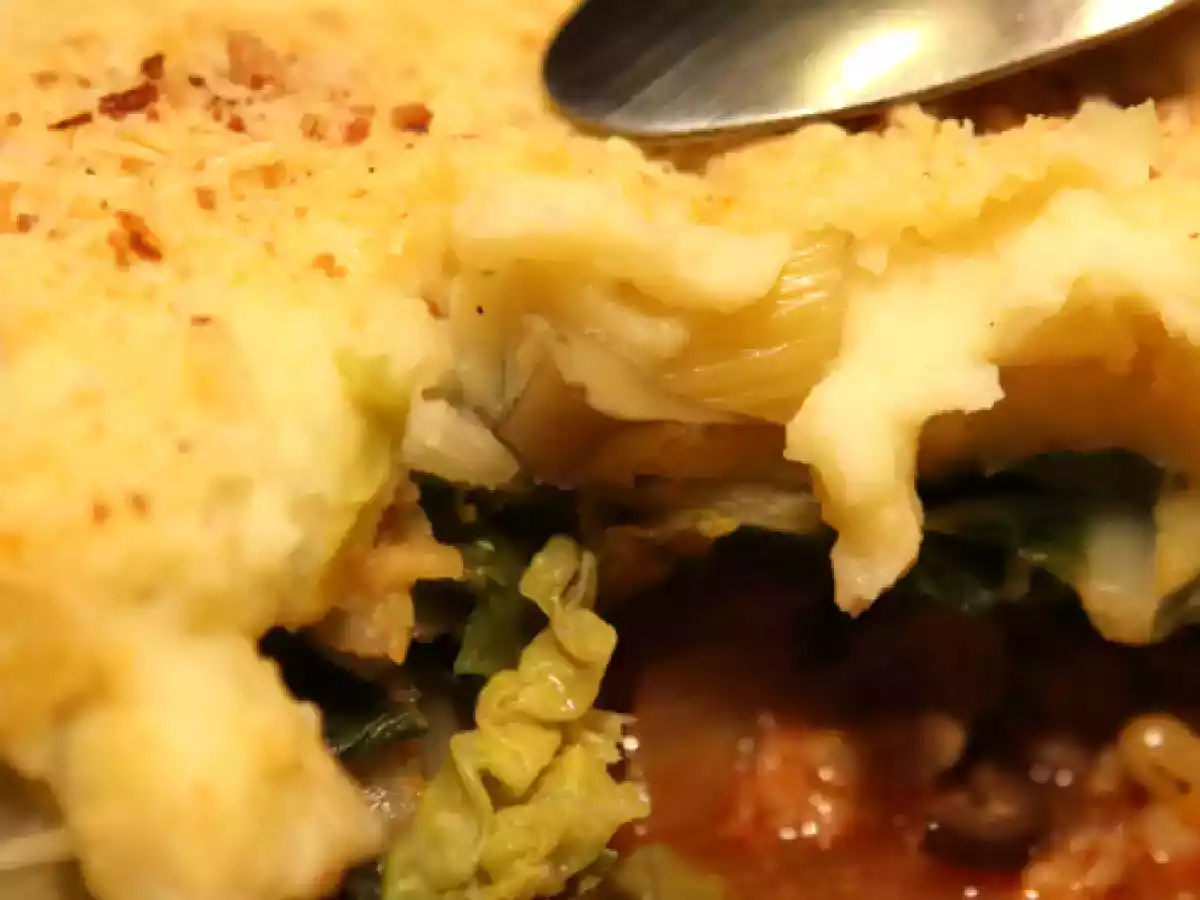 Hachis parmentier aux bettes