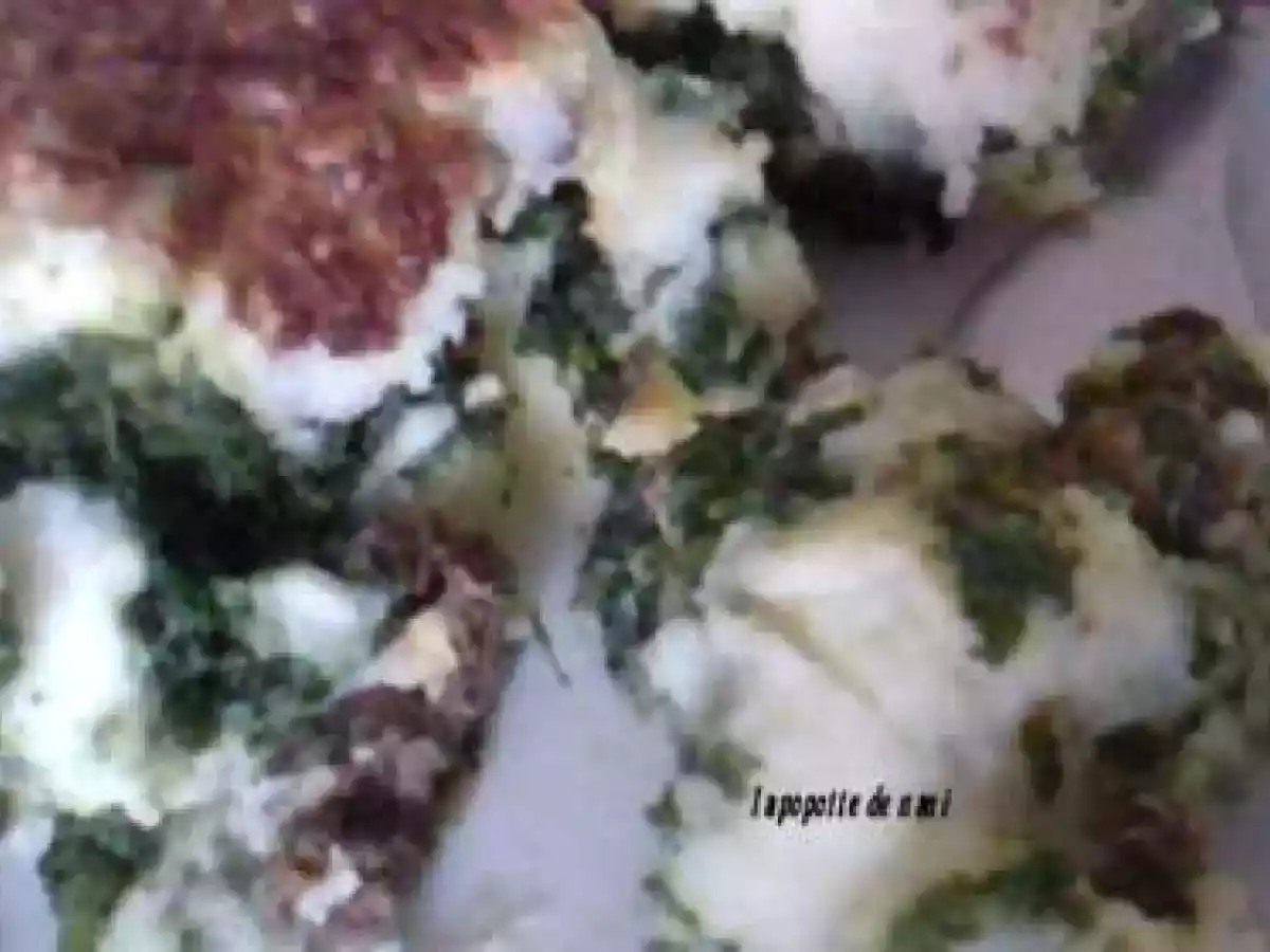 Hâchis parmentier aux épinards - photo 2