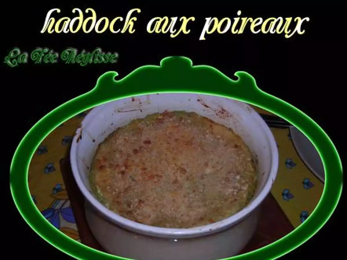 Hachis parmentier de haddock aux poireaux