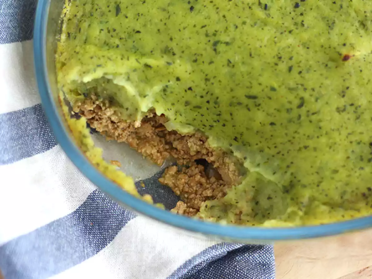 Hachis parmentier végétalien aux courgettes et tofu - photo 2