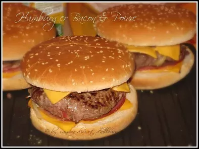 Hamburger au bacon & poivre