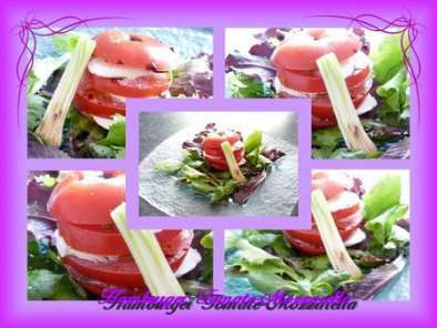 Hamburger Tomate-Mozzarella