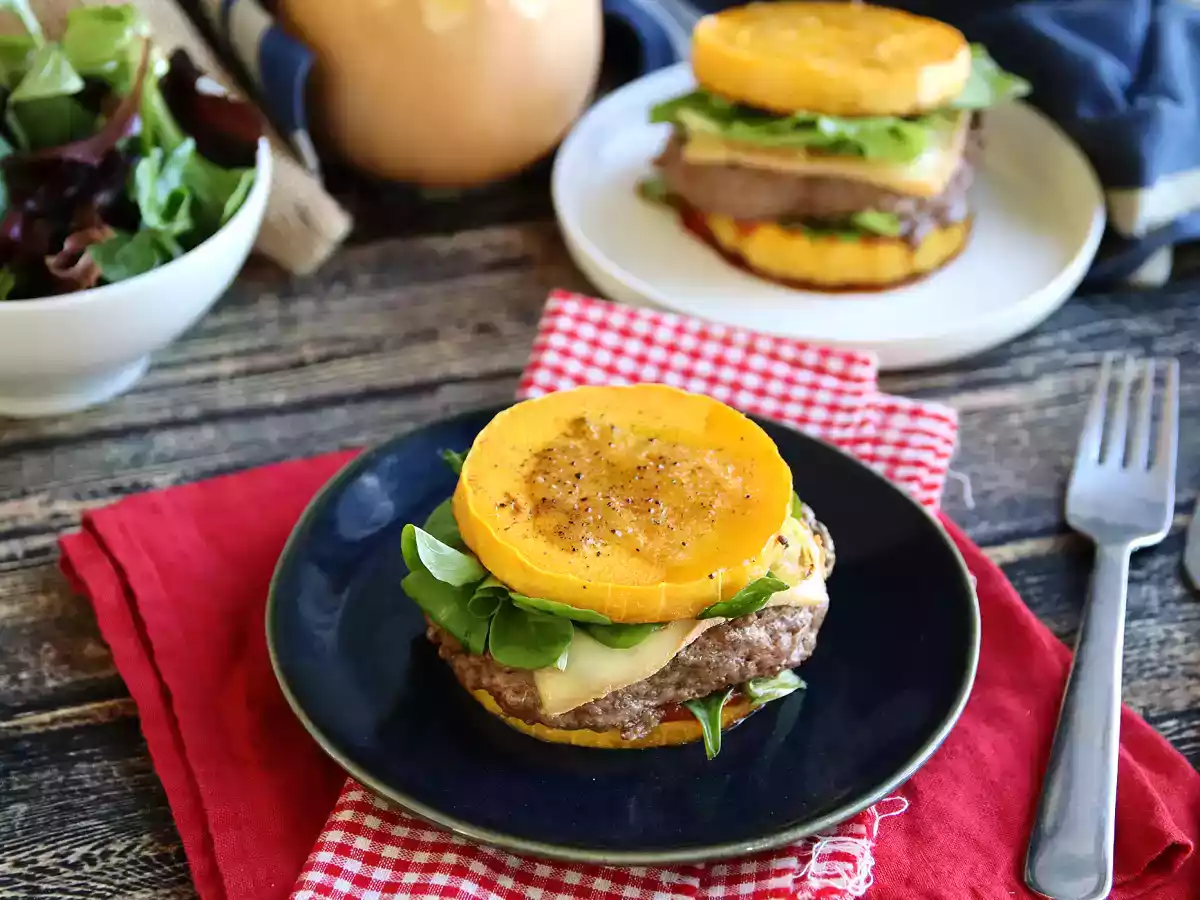 Hamburgers de butternut (garantis sans pain !)