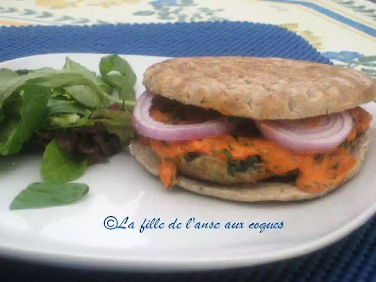 HAMBURGERS DE POULET AU FROMAGE FETA ET AUX ÉPINARDS