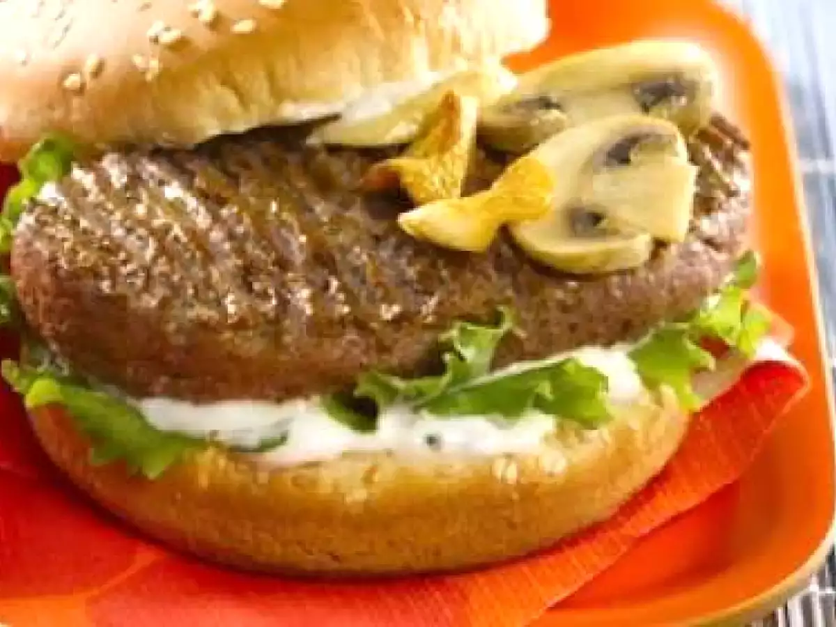 Hamburgers Kebab à la forestière et au piment doux